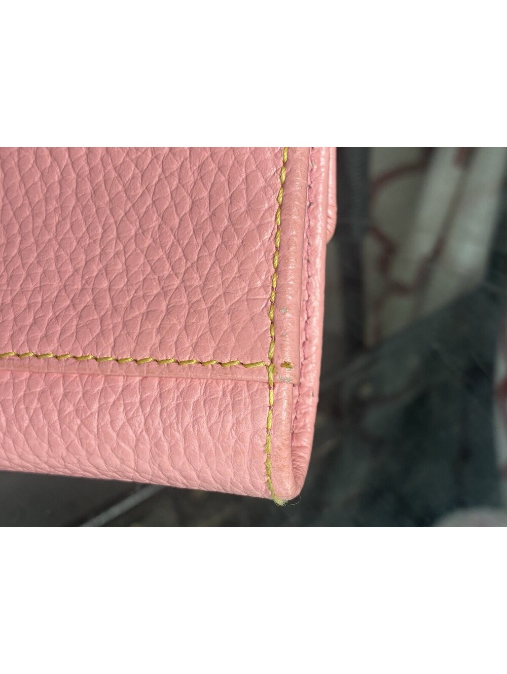 Dooney & Bourke Pink Pebbled Leather Trifold Wallet Coin Zip - Picture 8 of 9